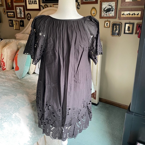 MICHAEL Michael Kors Eyelet Black Dress - Picture 10 of 11